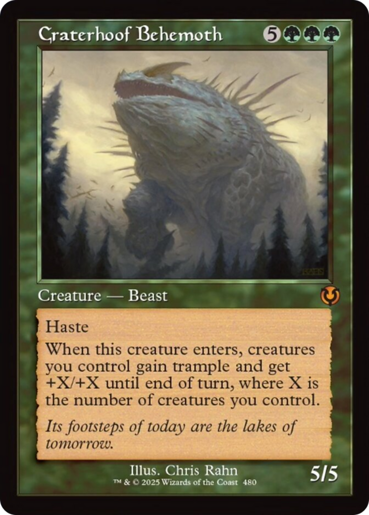 Craterhoof Behemoth Card Image