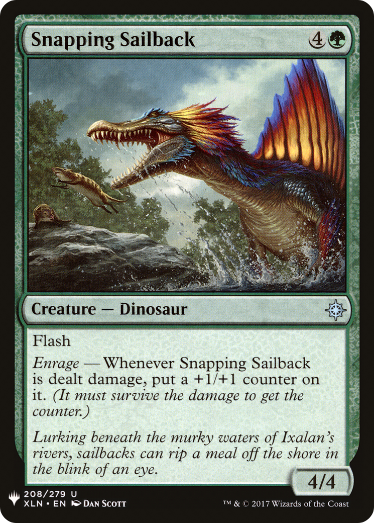 Snapping Sailback Card Image