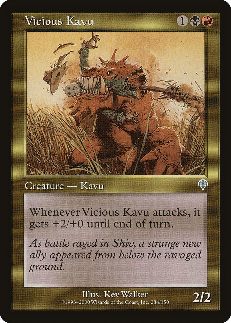 Vicious Kavu Card Image