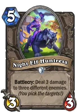 Night Elf Huntress Card Image