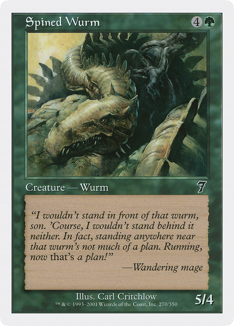 Spined Wurm Card Image