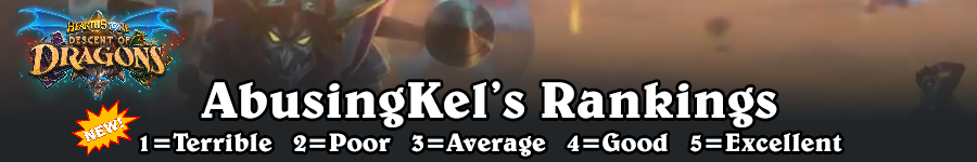 DoD AbusingKel's Rankings