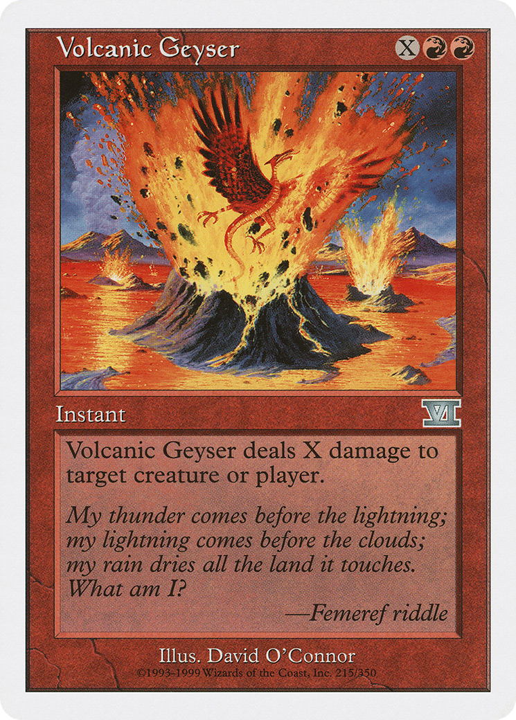 Volcanic Geyser Card Image