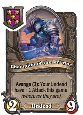 Champion of the Primus Card Image