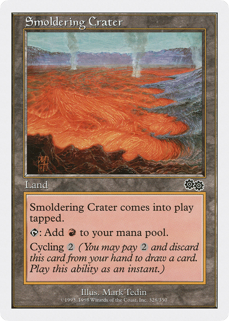 Smoldering Crater Card Image