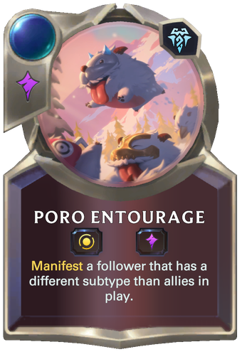 Poro Entourage Card Image