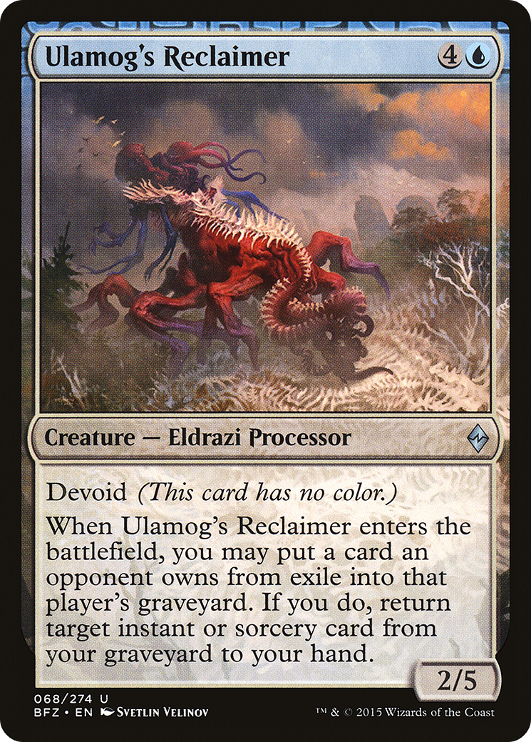 Ulamog's Reclaimer Card Image