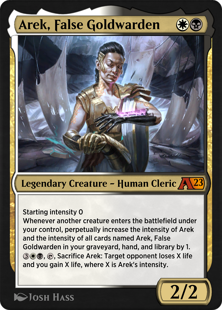 Arek, False Goldwarden Card Image