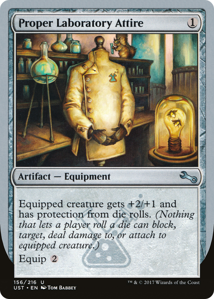 Proper Laboratory Attire Card Image