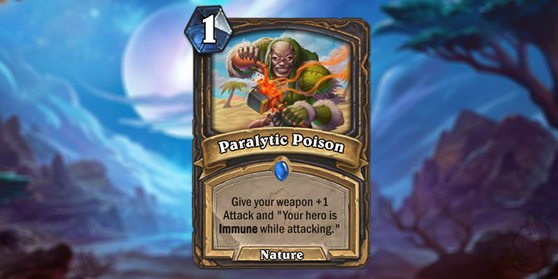 Feelink Reveals a New Forged in the Barrens Rogue Card - Paralytic Poison
