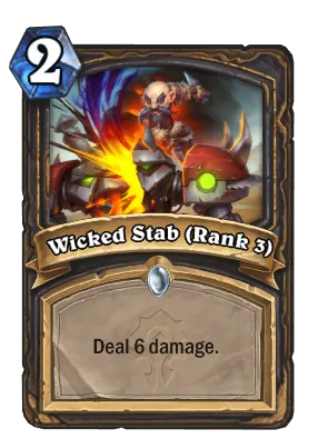 Wicked Stab (Rank 3) Card Image