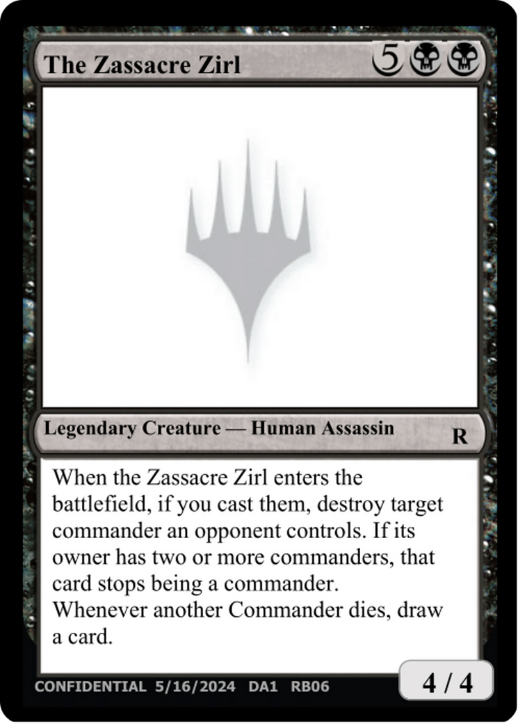 The Zassacre Zirl Card Image