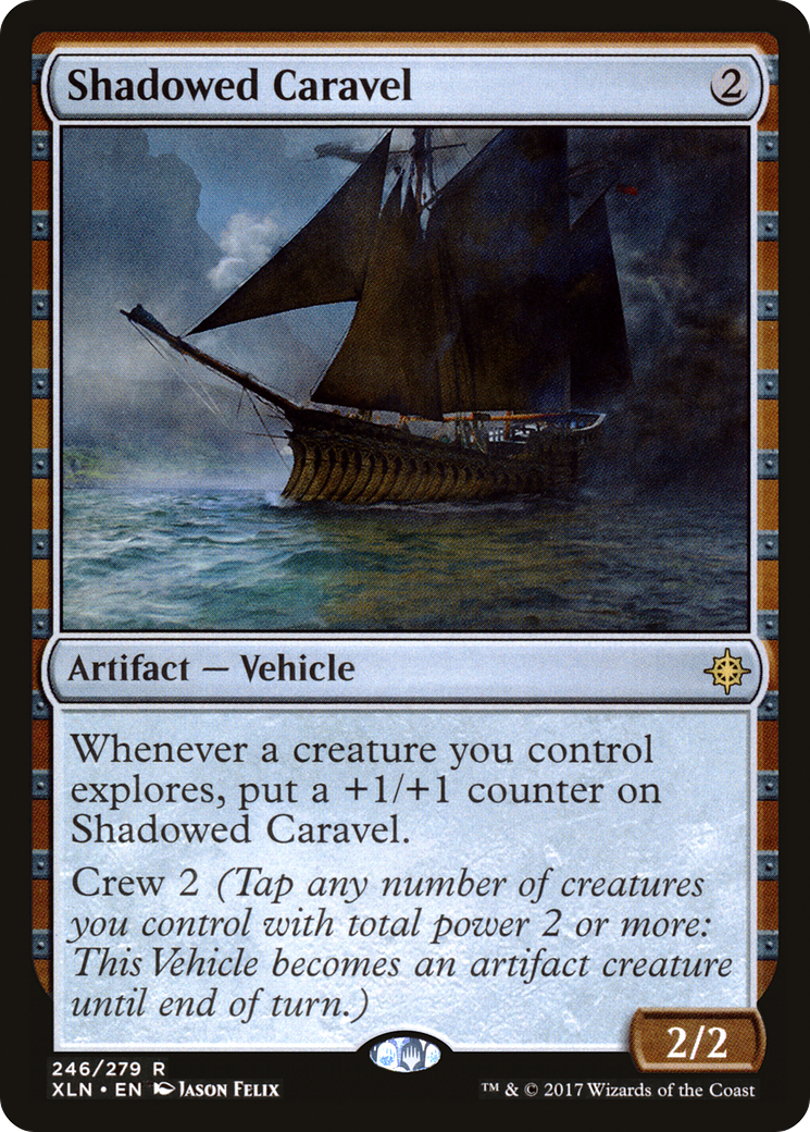 Shadowed Caravel Card Image