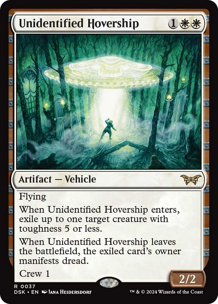 Unidentified Hovership Card Image