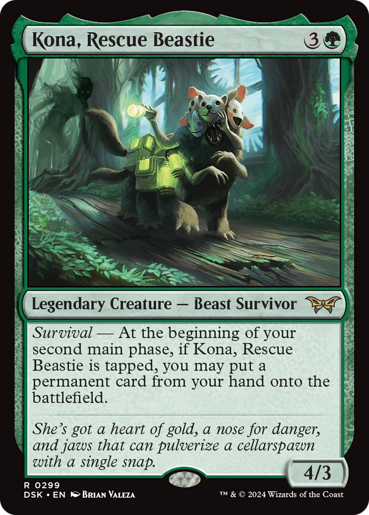 Kona, Rescue Beastie Card Image
