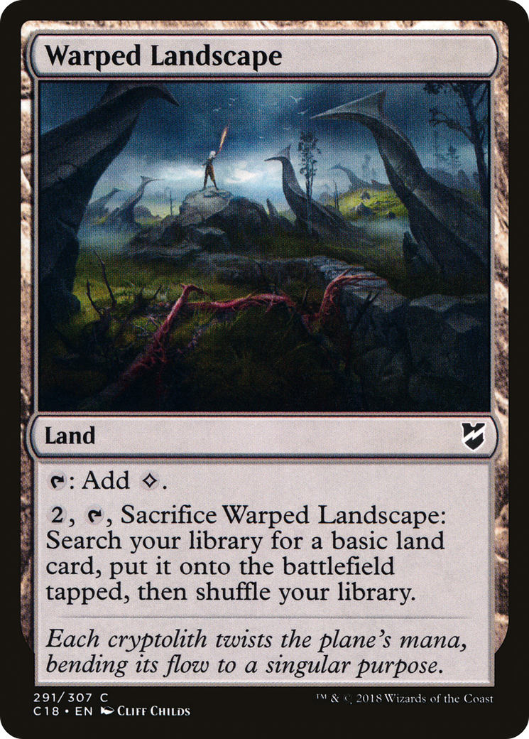 Warped Landscape Card Image