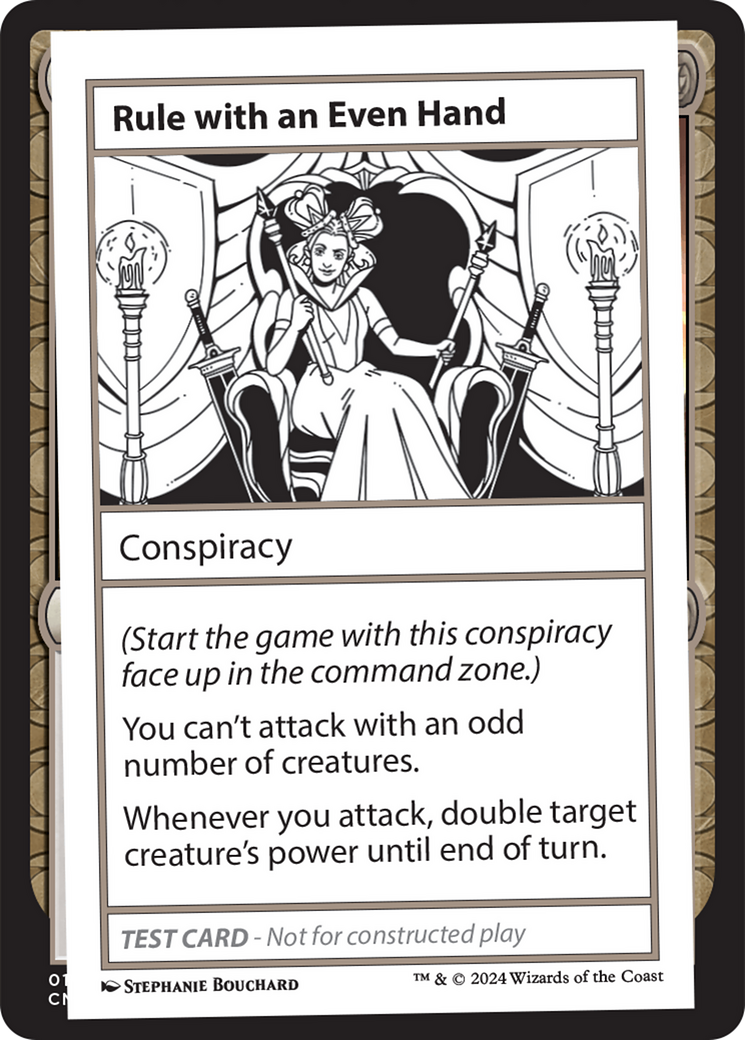 Rule with an Even Hand Card Image