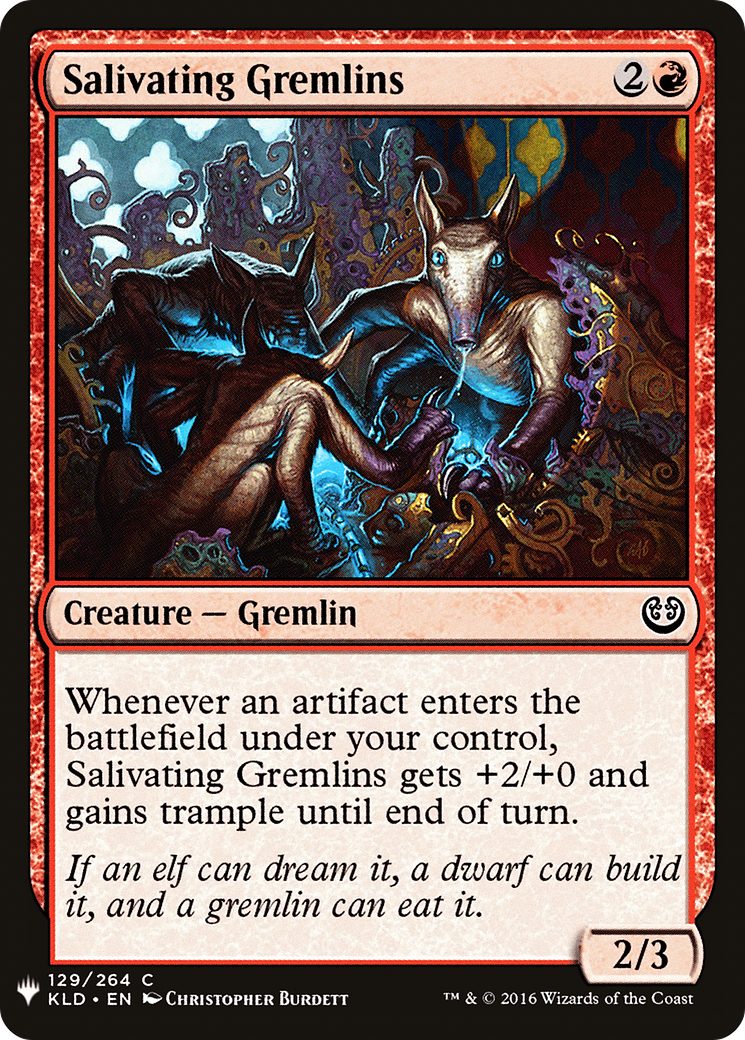 Salivating Gremlins Card Image