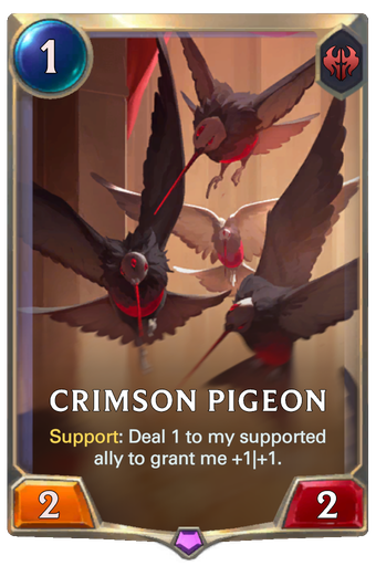 Crimson Pigeon Card Image