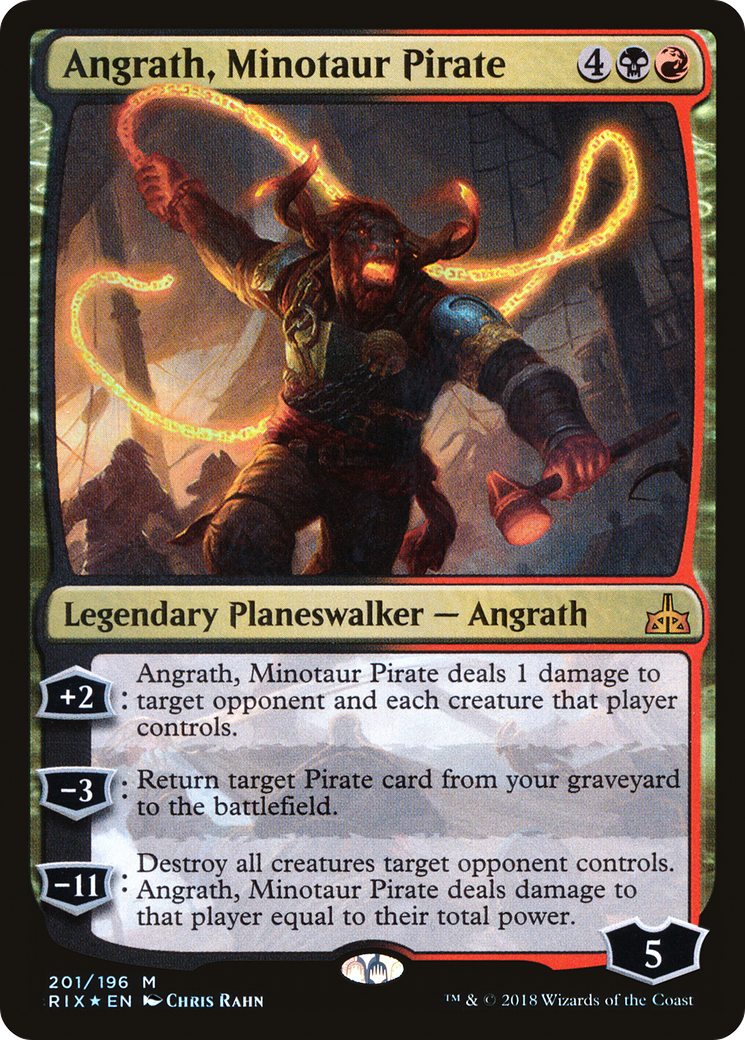 Angrath, Minotaur Pirate Card Image