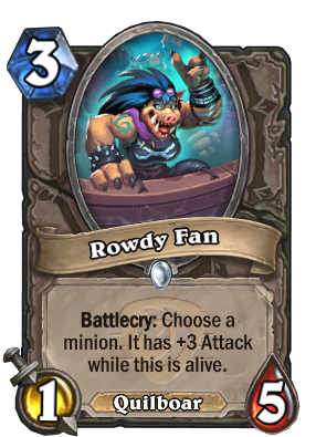 Rowdy Fan Card Image