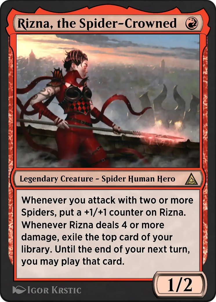 Spinneret and Spiderling Card Image