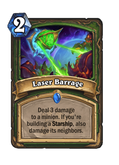 Laser Barrage Card Image