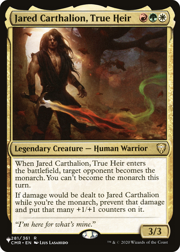 Jared Carthalion, True Heir Card Image