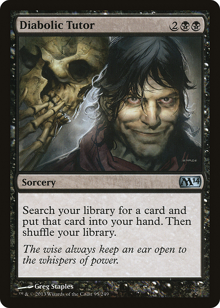 Diabolic Tutor Card Image