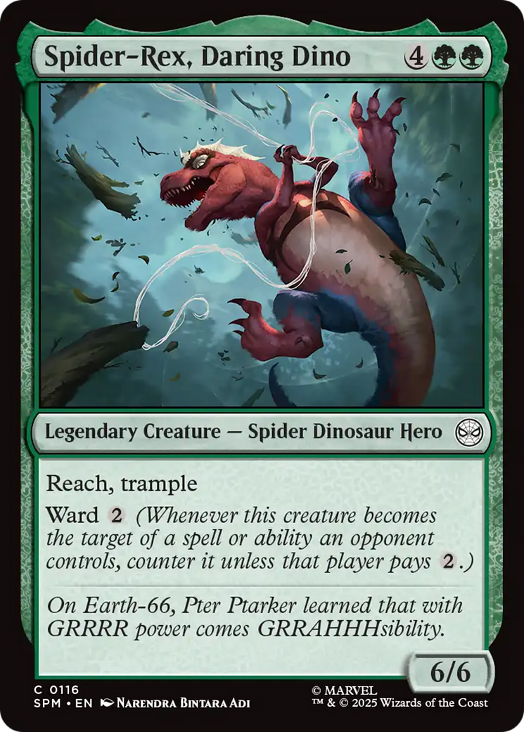 Spider-Rex, Daring Dino Card Image