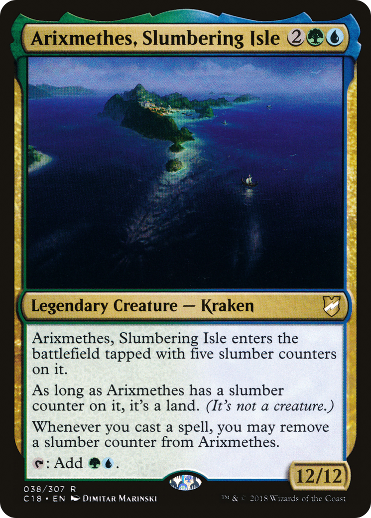 Arixmethes, Slumbering Isle Card Image