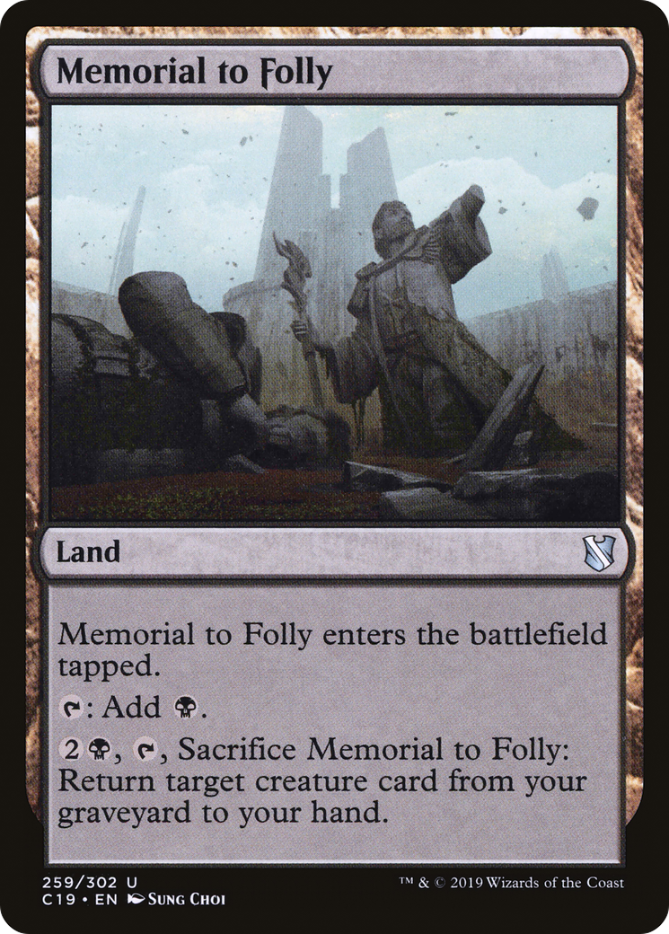 Memorial to Folly Card Image