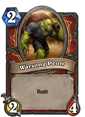 Warsong Peon Card Image