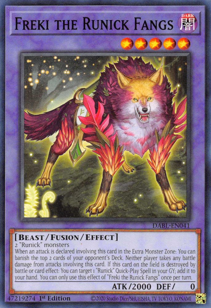 Freki the Runick Fangs Card Image