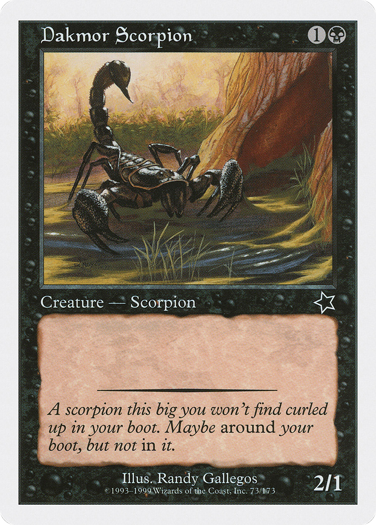 Dakmor Scorpion Card Image