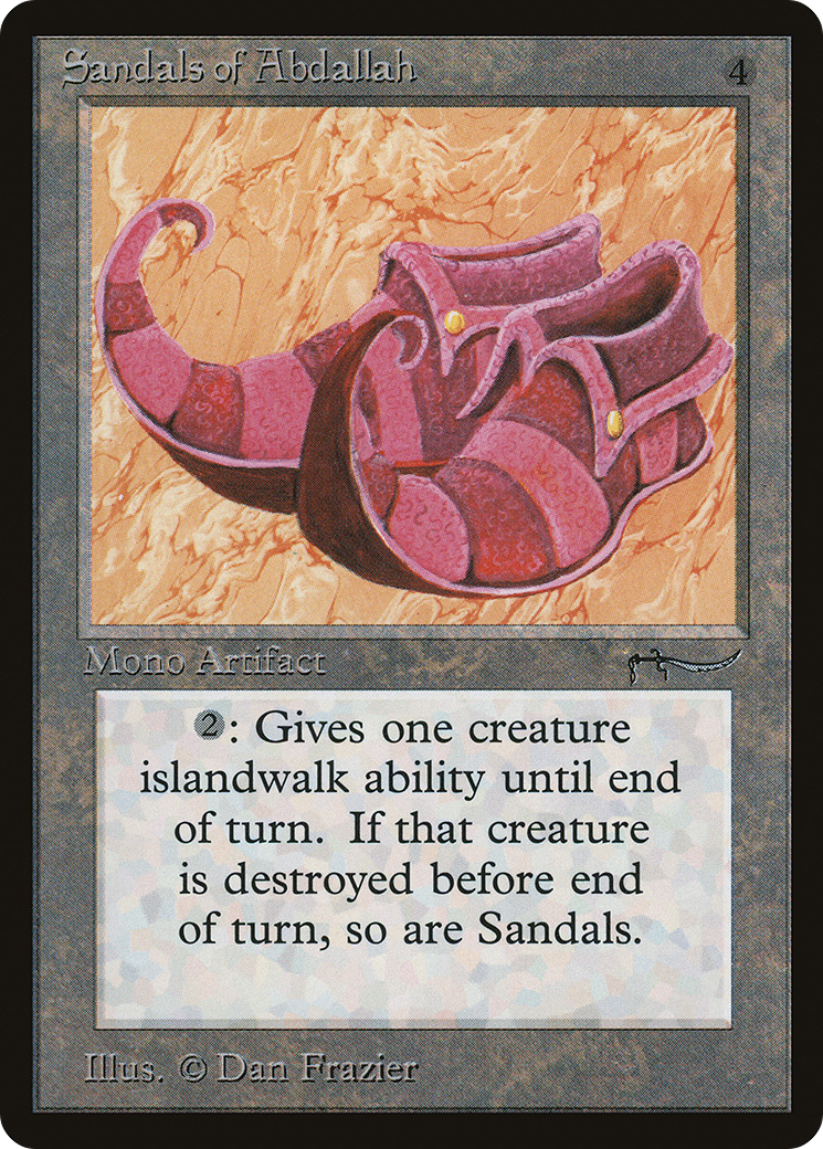 Sandals of Abdallah Card Image