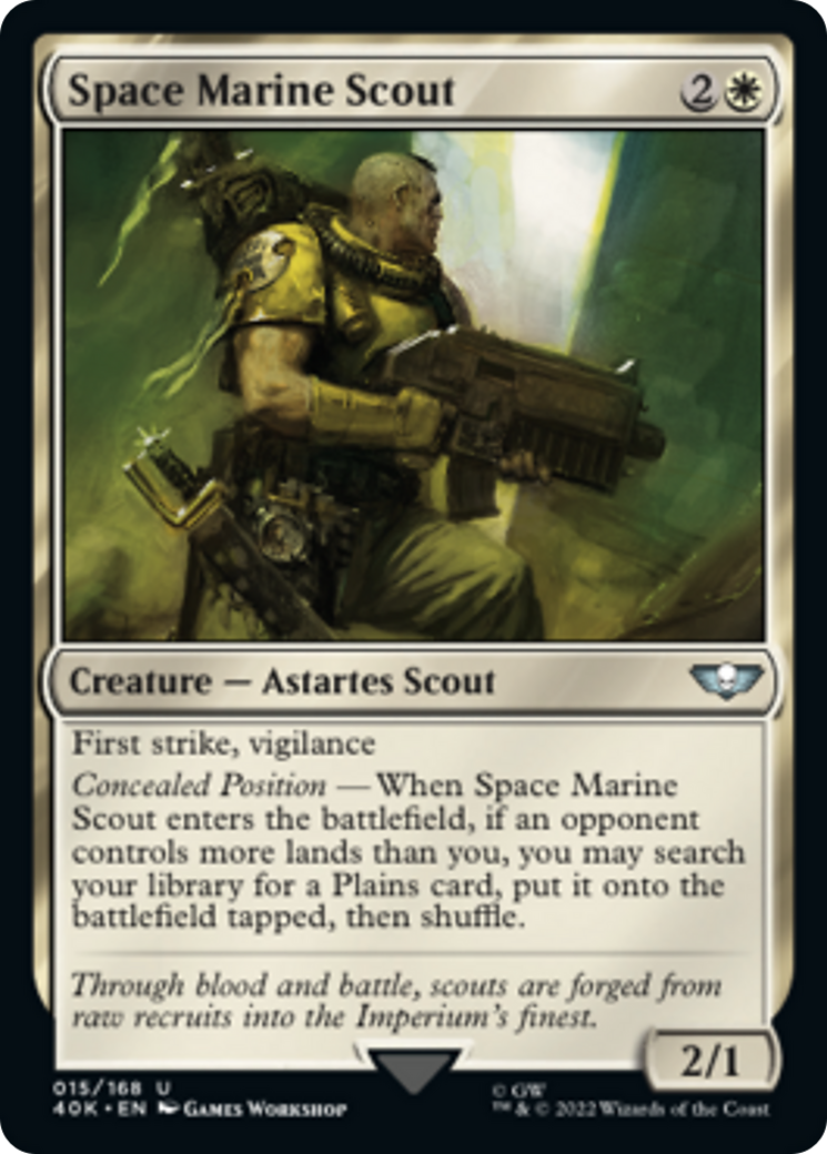 Space Marine Scout Card Image