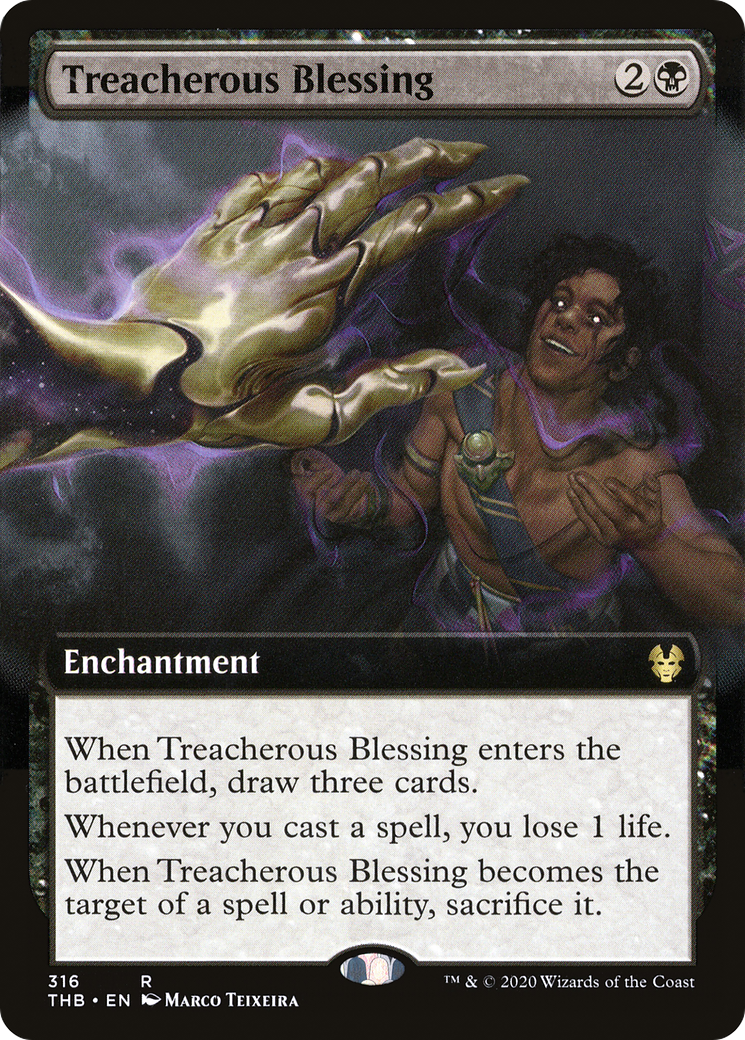 Treacherous Blessing Card Image