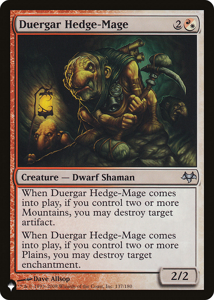 Duergar Hedge-Mage Card Image