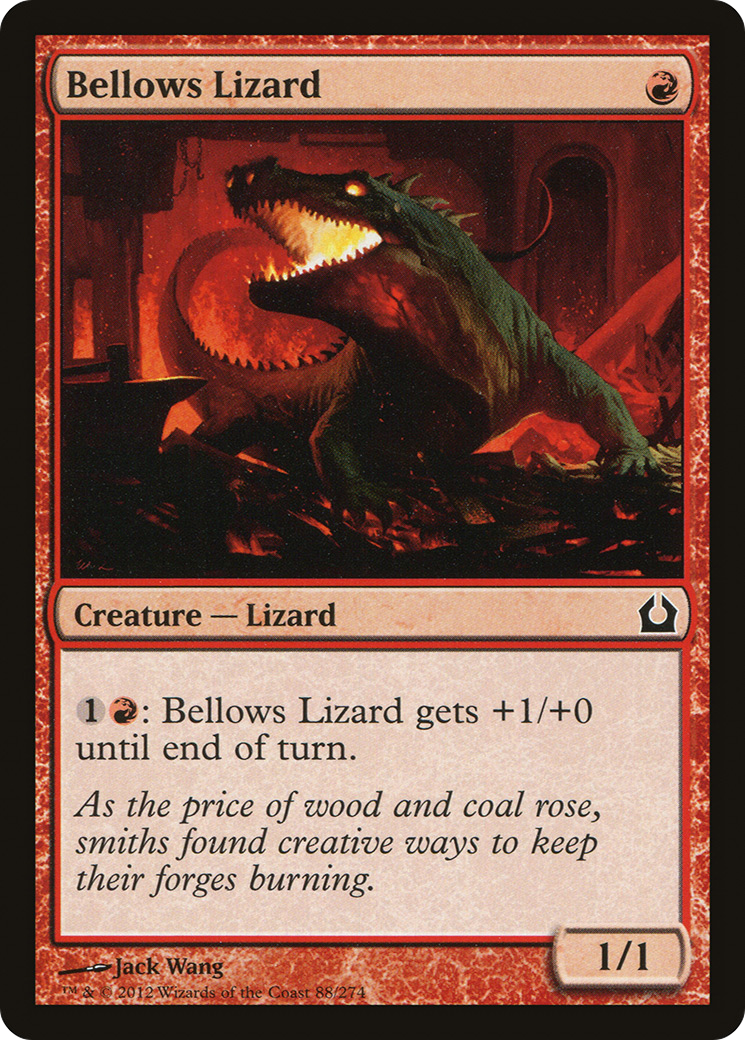 Bellows Lizard Card Image