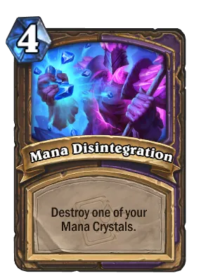 Mana Disintegration Card Image