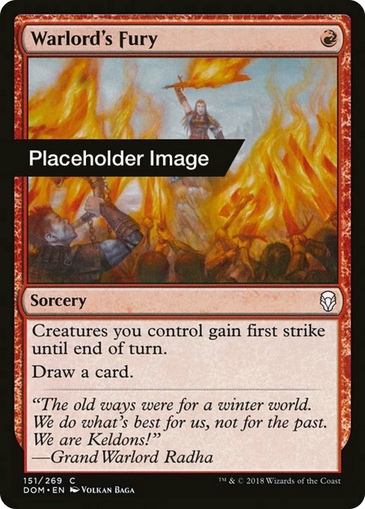 Warlord's Fury Card Image