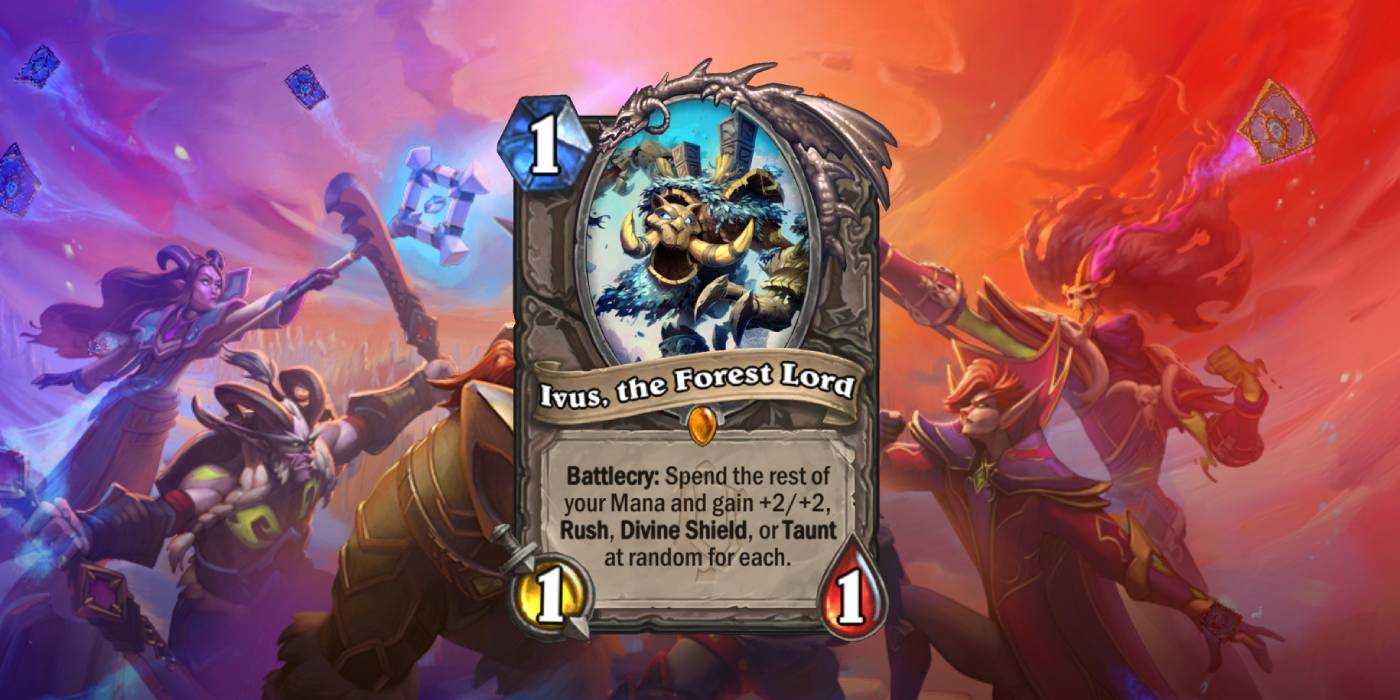 Ivus, the Forest Lord is a Legendary Minion Revealed by PCGamer for Fractured in Alterac Valley