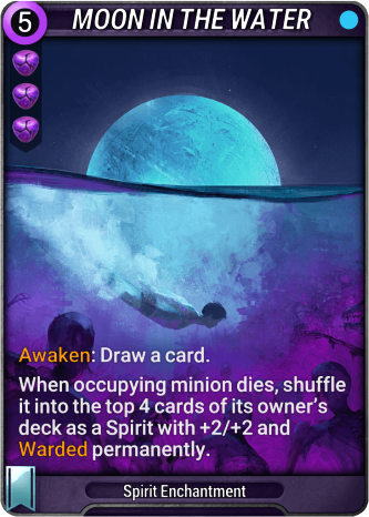 Moon in the Water Card Image