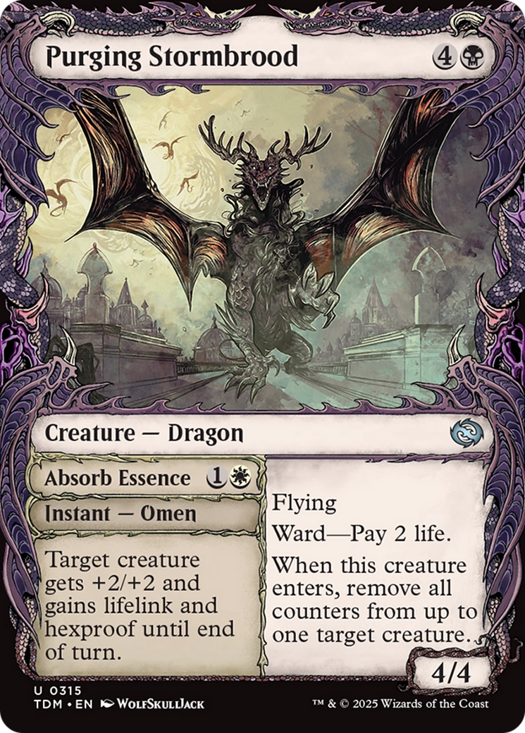 Purging Stormbrood // Absorb Essence Card Image