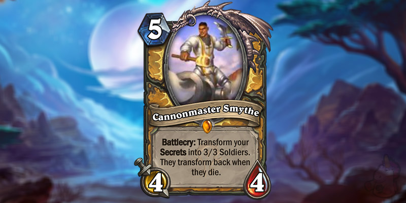 Kripparrian Reveals a New Forged in the Barrens Paladin Legendary - Cannonmaster Smythe