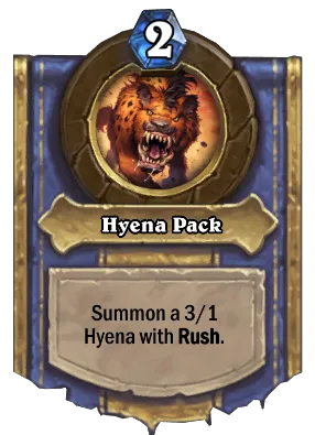 Hyena Pack Card Image