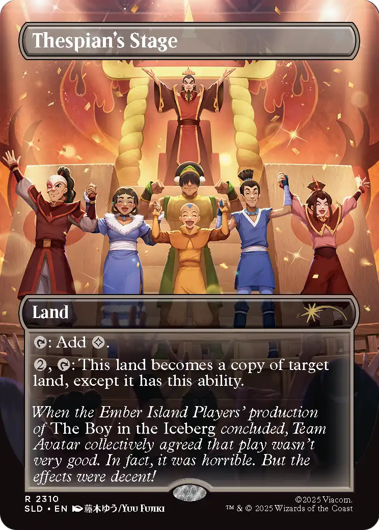 Thespian's Stage Card Image