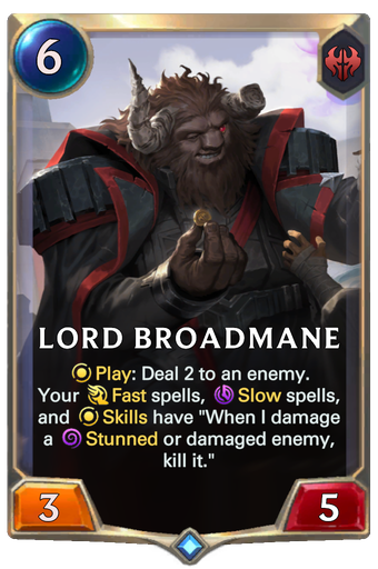 Lord Broadmane Card Image