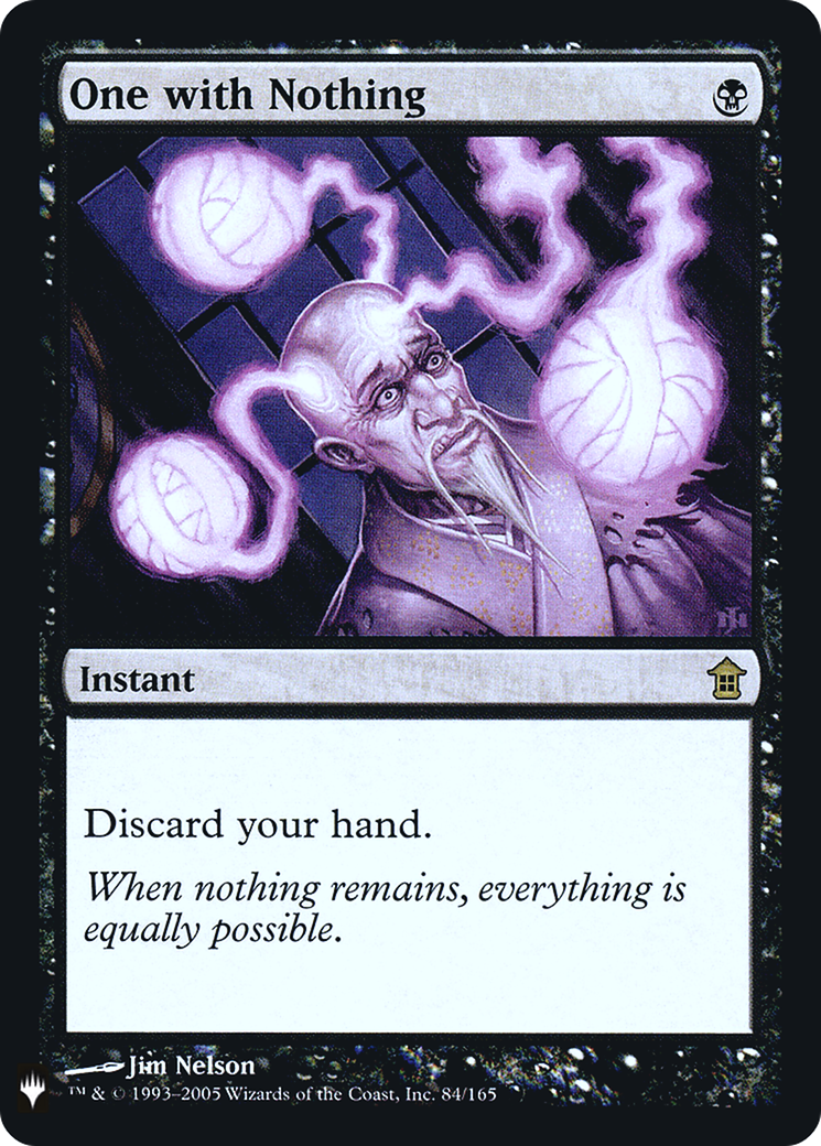 One with Nothing Card Image